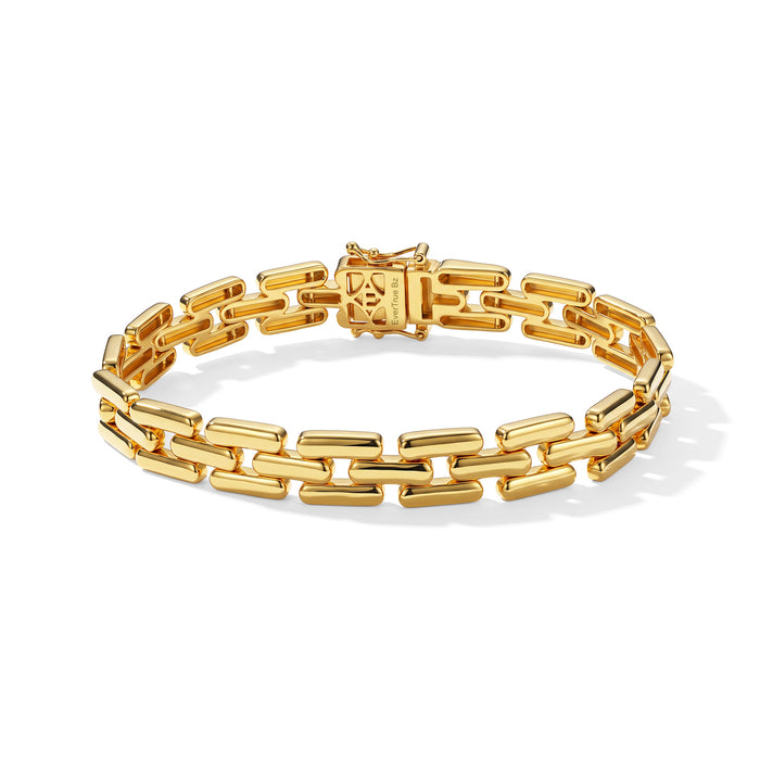 EverTrue Bronzella Collection - Linking Bracelet (Size - 7.5) in Yellow Gold Tone 8607793 1