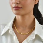 EverTrue Bronzella Collection - Heart Link Necklace (Size - 20) in Yellow Gold Tone_8607839_1