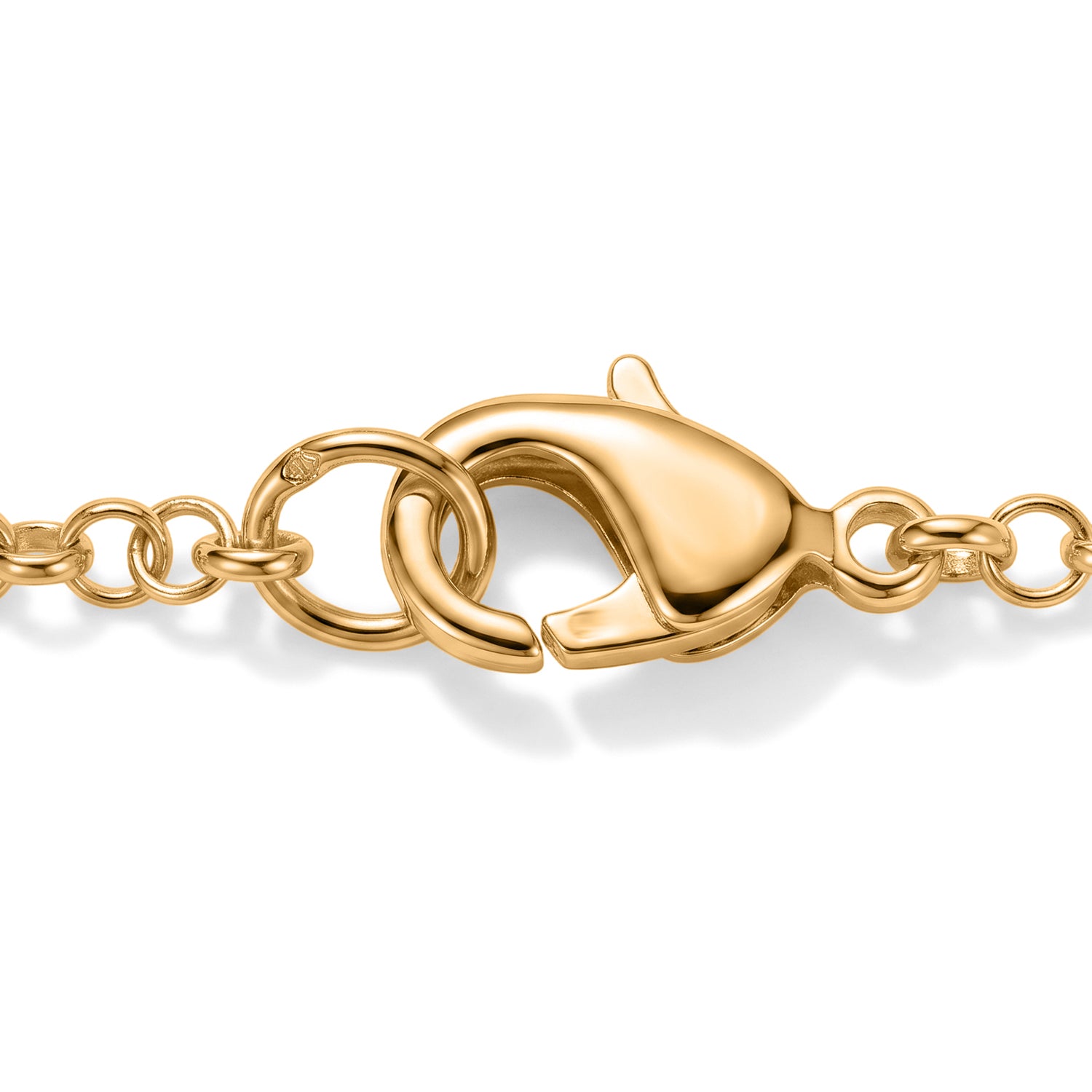 EverTrue Bronzella Collection - Heart Link Necklace (Size - 20) in 18K Gold Plating V32528413 4