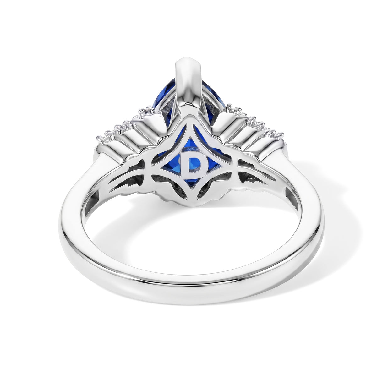 D'Joy - Ceylon Color Quartz &amp; White Zircon Ring in Platinum Overlay Sterling Silver 2.35 Ct. V32518798 5