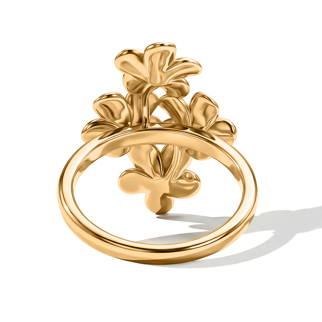 EverTrue Bronzella Collection - Floral Ring in 18K Gold Plating V32513667 5