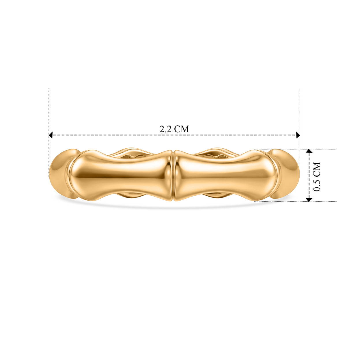 EverTrue Bronzella Collection - Band Ring in 18K Gold Plating V32515421 5