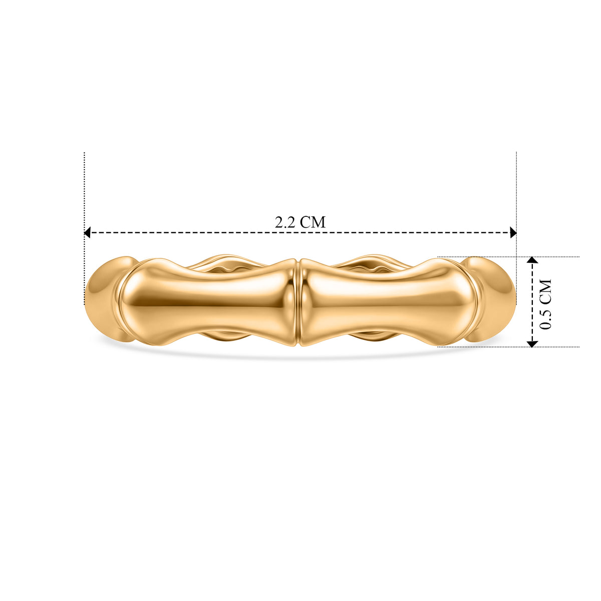 EverTrue Bronzella Collection - Band Ring in 18K Gold Plating V32513301 5