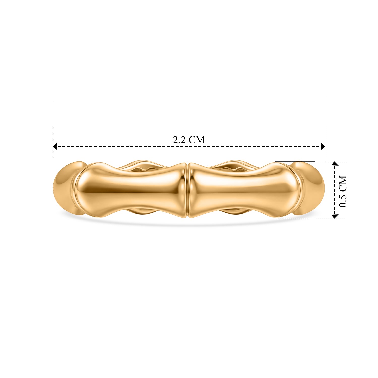 EverTrue Bronzella Collection - Band Ring in 18K Gold Plating V32513301 5