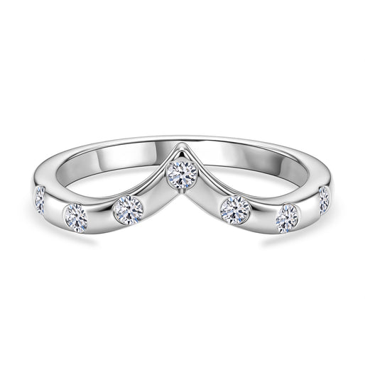 LUXURIANT - Lab Grown Diamond Band Ring in Sterling Silver 0.238 Ct.