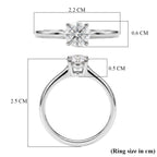 Luxuriant - 9K White Gold SGL Certified Lab Grown Diamond (SI/G-H) Solitaire Ring 0.50 Ct._8609128_5