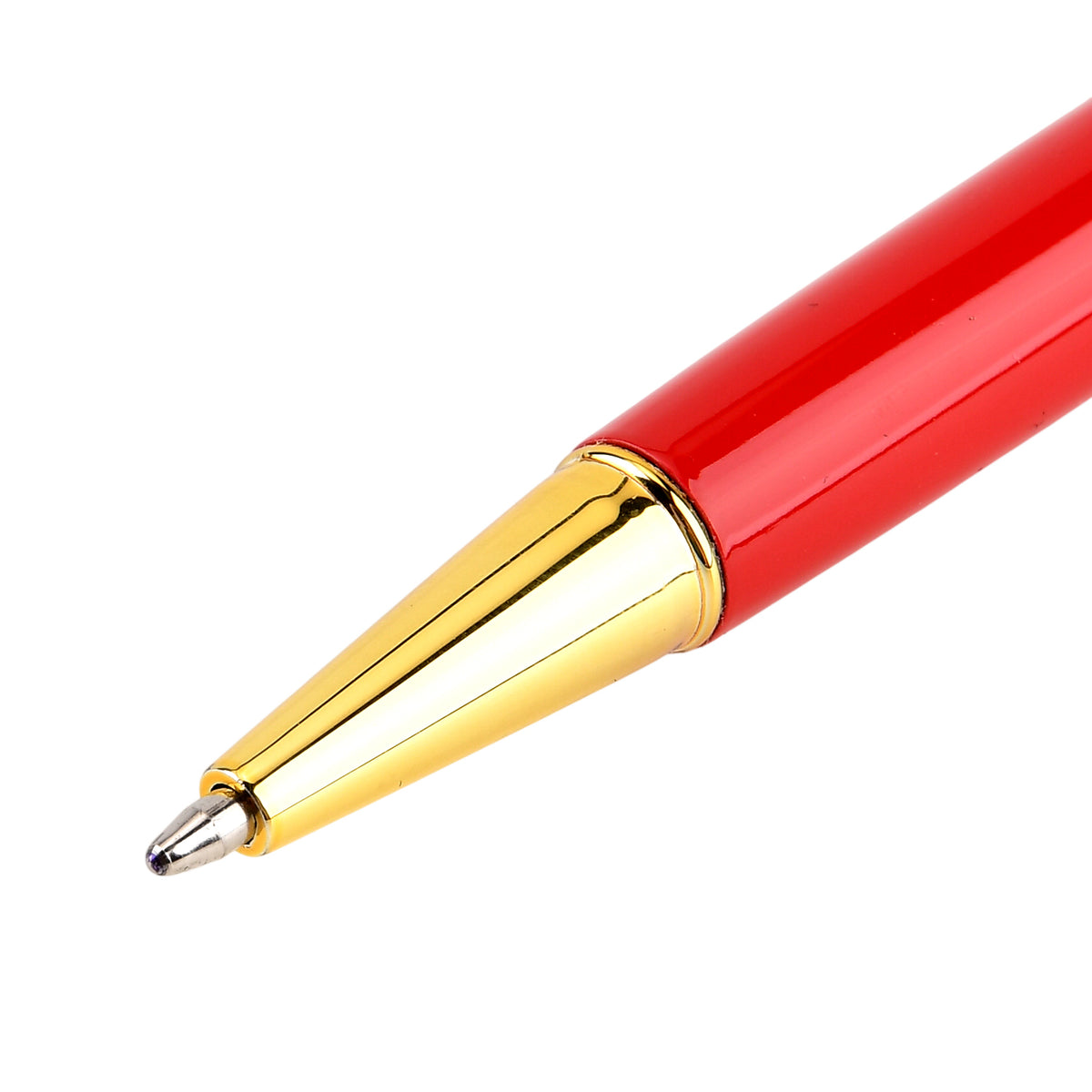 LIVMORE Set of 2 - 24K Gold  (99.9% Purity) Fortuna Flake Pens With 2 Refills &amp; Gift Box - Red &amp; Gold 8609232 3