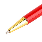 LIVMORE Set of 2 - 999 Fine Silver (99.9% Purity) Fortuna Flake Pens With 2 Refills & Gift Box - Red & Gold_8609232_3