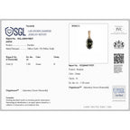 Luxuriant - 9K Yellow Gold SGL Certified Lab Grown Green Diamond (SI) Solitaire Pendant 1.05 Ct._8609437_6