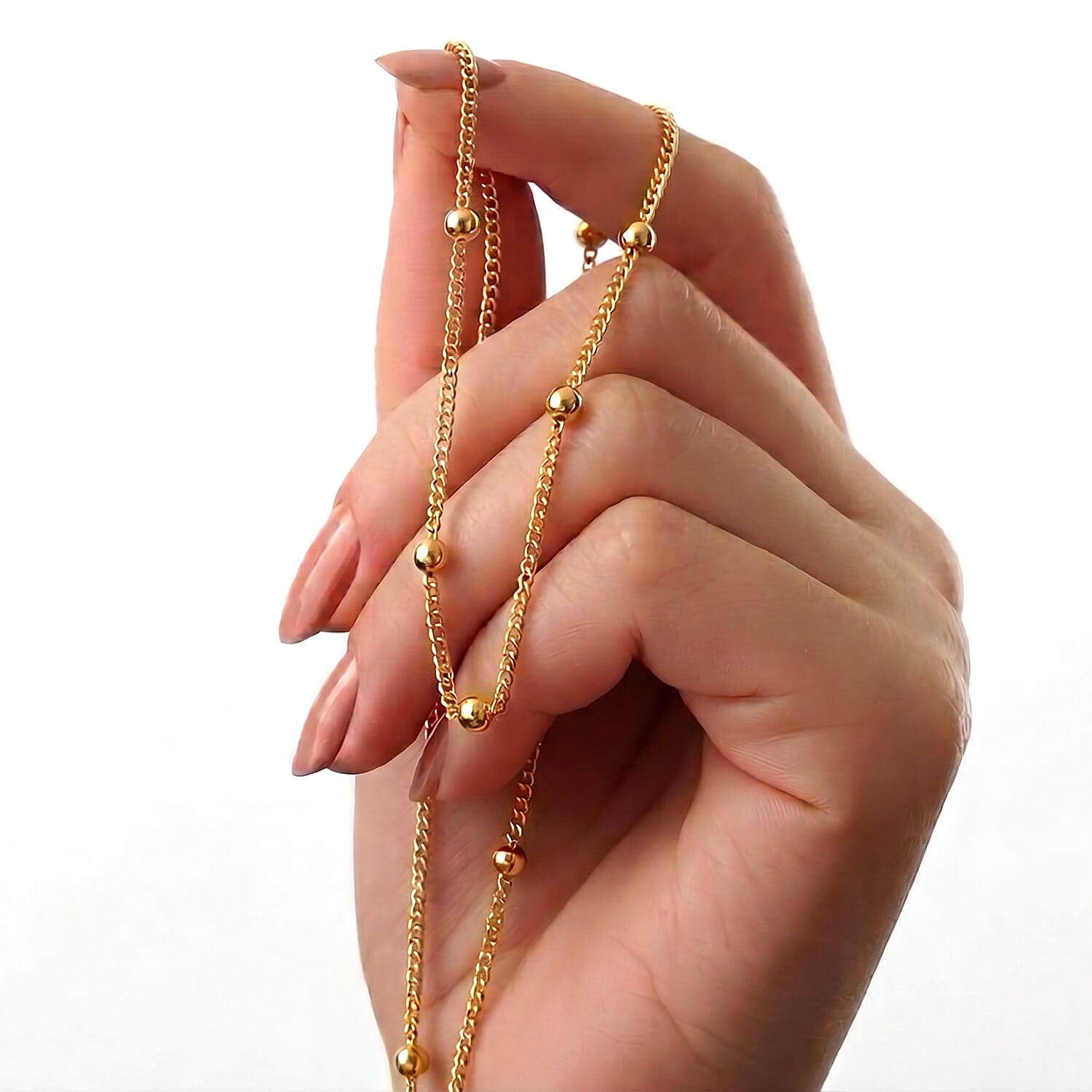 9K Yellow Gold 0.7MM Satellite Chain with Spring Ring Clasp 18 Inch 8609632 4