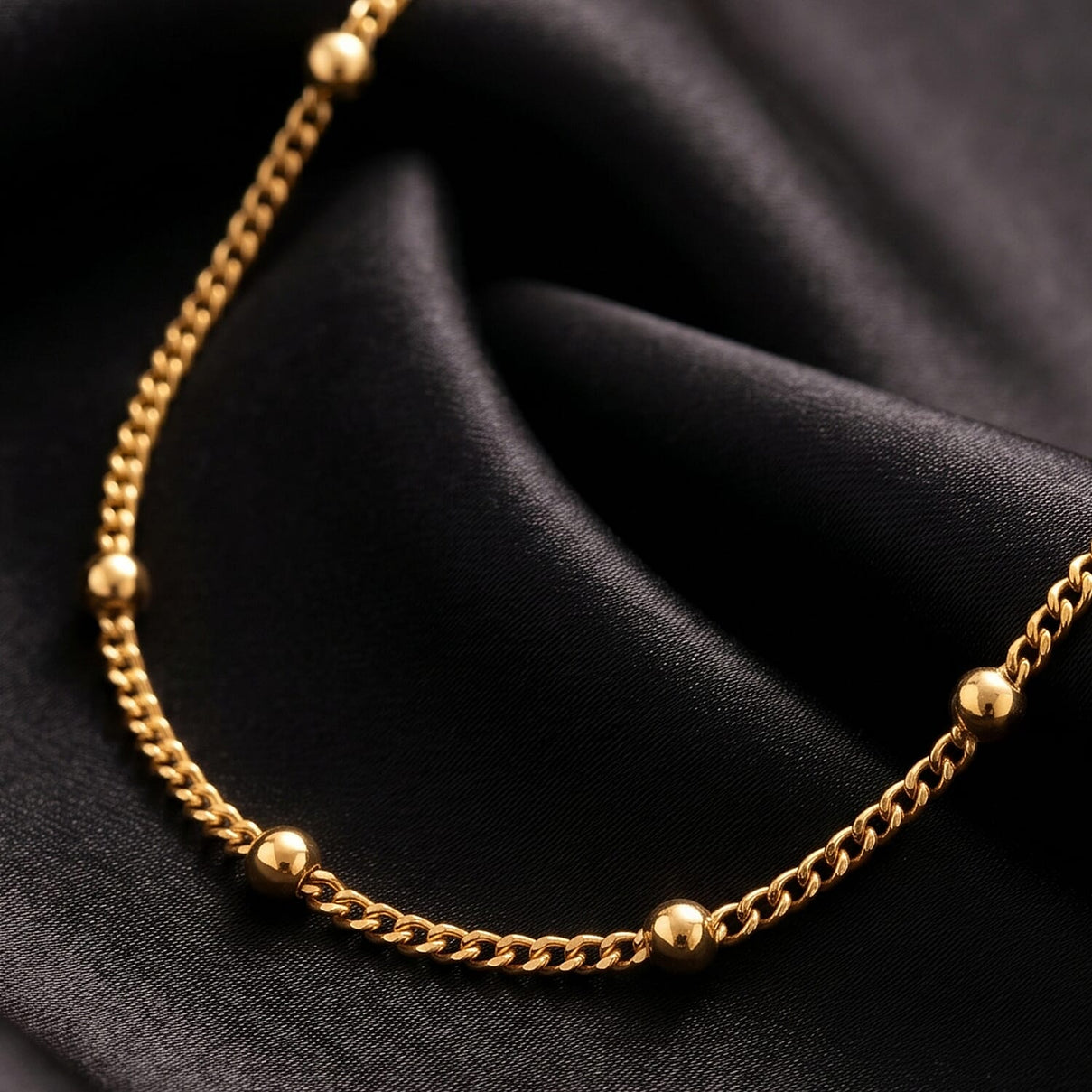 9K Yellow Gold 0.7MM Satellite Chain with Spring Ring Clasp 18 Inch 8609632 6