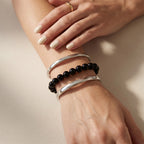 Black Tourmaline Stone Bracelet  120.000  Ct._8610559_2