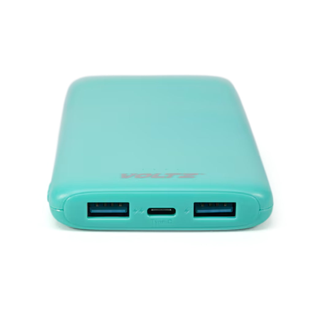 Voltz 10,000mAh Mini Pocket-Size Fast Charging Power Bank - Turquoise_8610736_2