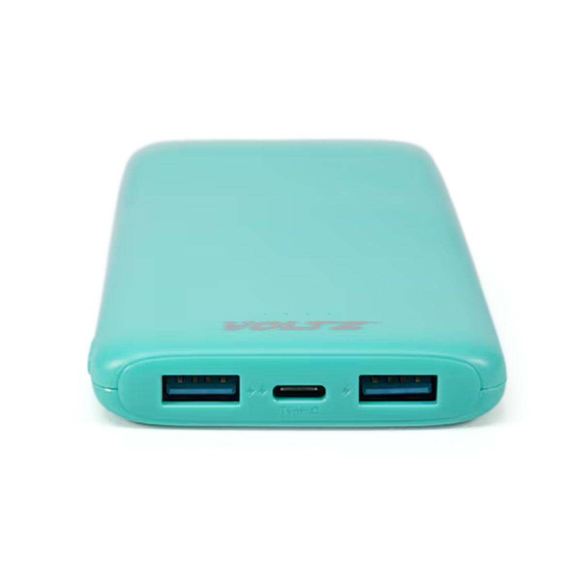 Voltz 10,000mAh Mini Pocket-Size Fast Charging Power Bank - Turquoise V32518098 2