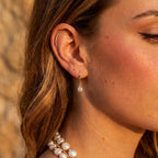 Luxuriant - 9K Yellow Gold SGL Certified Lab Grown Diamond (VS/E-F) Solitaire Earring with Lever Back 2.05 Ct._8610940_3