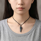 Natural Jade Adjustable Dragon Carved Necklace (Size - 28) 38.00 Ct._8611105_1