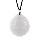Natural White Jade Adjustable Buddha Carved Necklace (Size - 28) 98.00 Ct._8611119_5