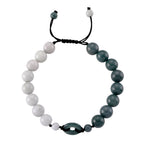 Natural Olmec Jade & White Jade Adjustable Dual-Sided Bracelet (Size - 6.5 to 9.5) 100.00 Ct._8611194_6