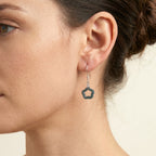 D'Joy - Natural Olmec Jade Beads Earring with Hook in Rhodium Overlay Sterling Silver 5.00 Ct._8611232_1