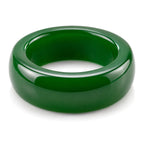D'Joy - Peridot & Green Jade Band Ring in Rhodium Overlay Sterling Silver 28.30 Ct._8611325_4
