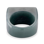 24K Yellow Gold Natural Olmec Jade Ring 50.00 Ct._8611331_4