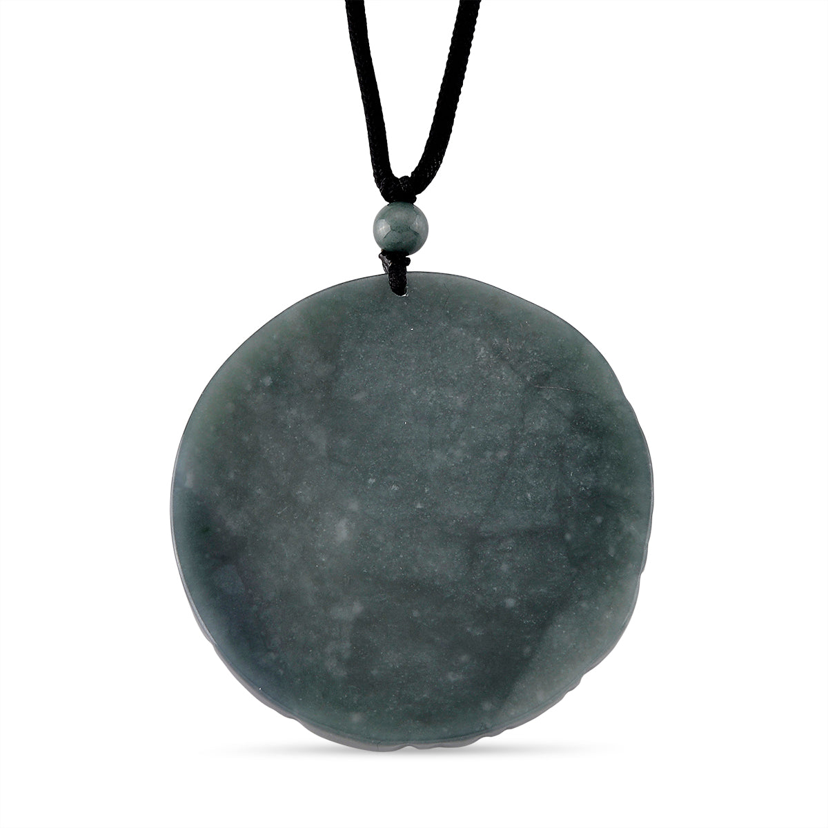 24K Yellow Gold Natural Olmec Jade Adjustable Dragon Necklace (Size - 28) 145.00 Ct. 8611335 5