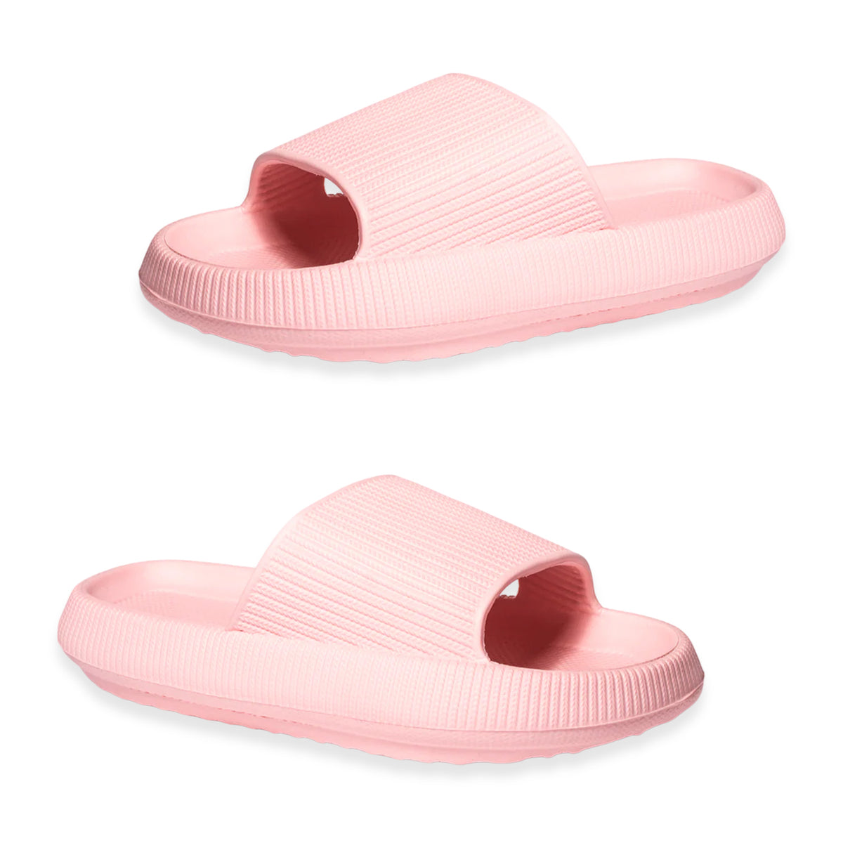 Kendal Womens Thick Chunky Sole Cloud Slides (Size Medium 5-6) - Pink V32539621 0