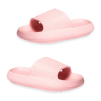 Kendal Womens Thick Chunky Sole Cloud Slides (Size Large- UK 7-8) - Black