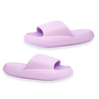 Kendal Womens Thick Chunky Sole Cloud Slides (Size Large- UK 7-8) - Black