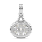D'Joy - GRA Certified (D-VVS1) Moissanite Solitaire Pendant in Rhodium Overlay Sterling Silver 1.40 Ct._8612182_4