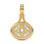 D'Joy - GRA Certified Moissanite Solitaire Pendant in Yellow Gold Plated Sterling Silver 1.40 Ct._8612209_4