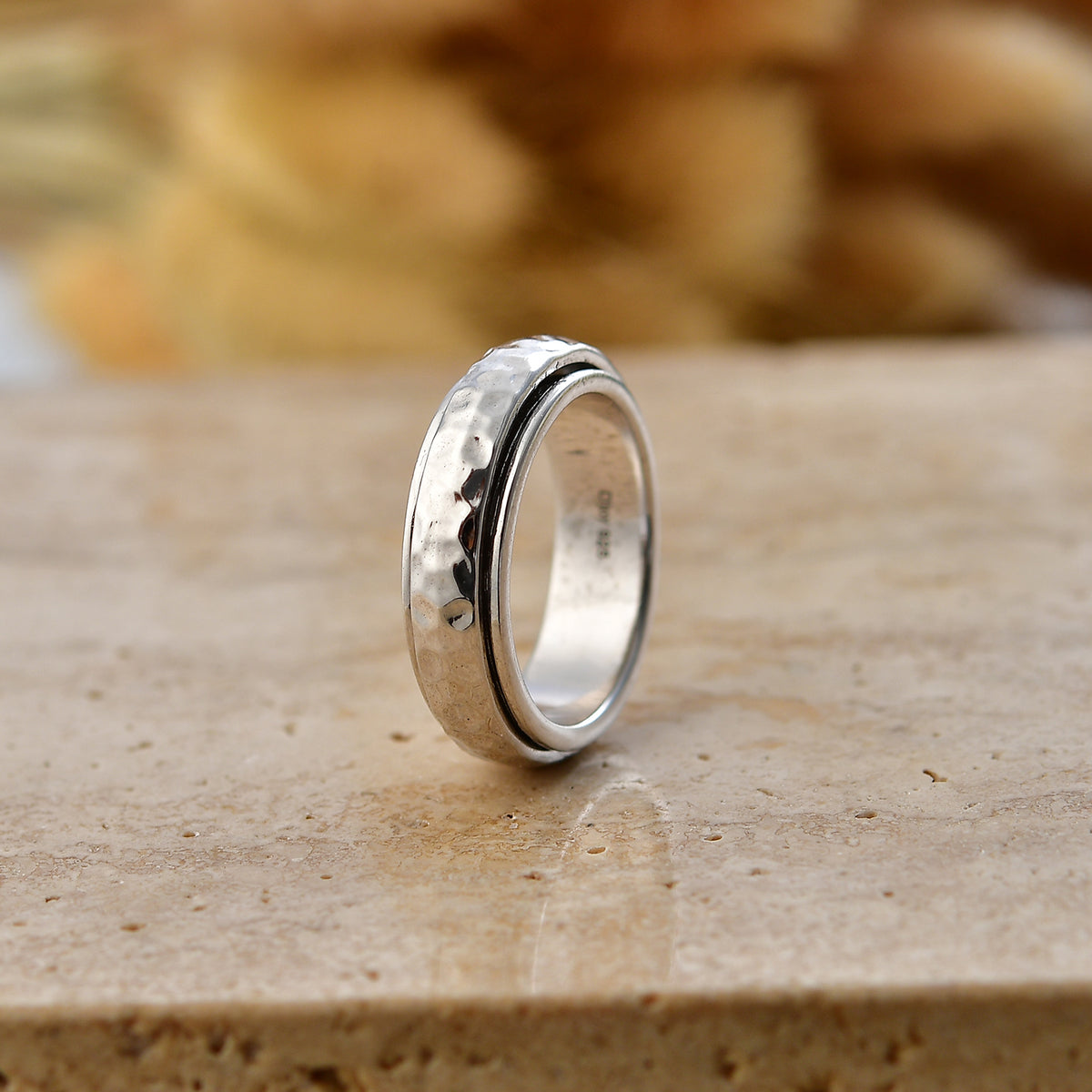 D'Joy - Rhodium Overlay Sterling Silver Band Ring 8612469 2