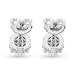 D'Joy - GRA Certified (D-VVS1) Moissanite Solitaire Stud Earring with Push Post in Rhodium Overlay Sterling Silver 1.50 Ct._8612486_4