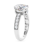 D'Joy - GRA Certified Moissanite Ring in Rhodium Overlay Sterling Silver 3.36 Ct._8612894_3