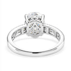 D'Joy - GRA Certified Moissanite Ring in Rhodium Overlay Sterling Silver 3.36 Ct._8612894_4