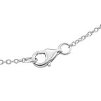 D'Joy - GRA Certified (D-VVS1) Moissanite Graduated Necklace (Size - 18) in Rhodium Overlay Sterling Silver 3.33 Ct._8613233_4