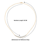 D'Joy - GRA Certified Moissanite Graduated Necklace (Size - 18) in Yellow Gold Plated Sterling Silver 3.33 Ct._8613250_5