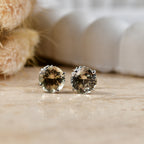 Rhapsody - 950 Platinum AAAA Turkizite Solitaire Stud Earring with Screw Back 4.75 Ct_8613276_2