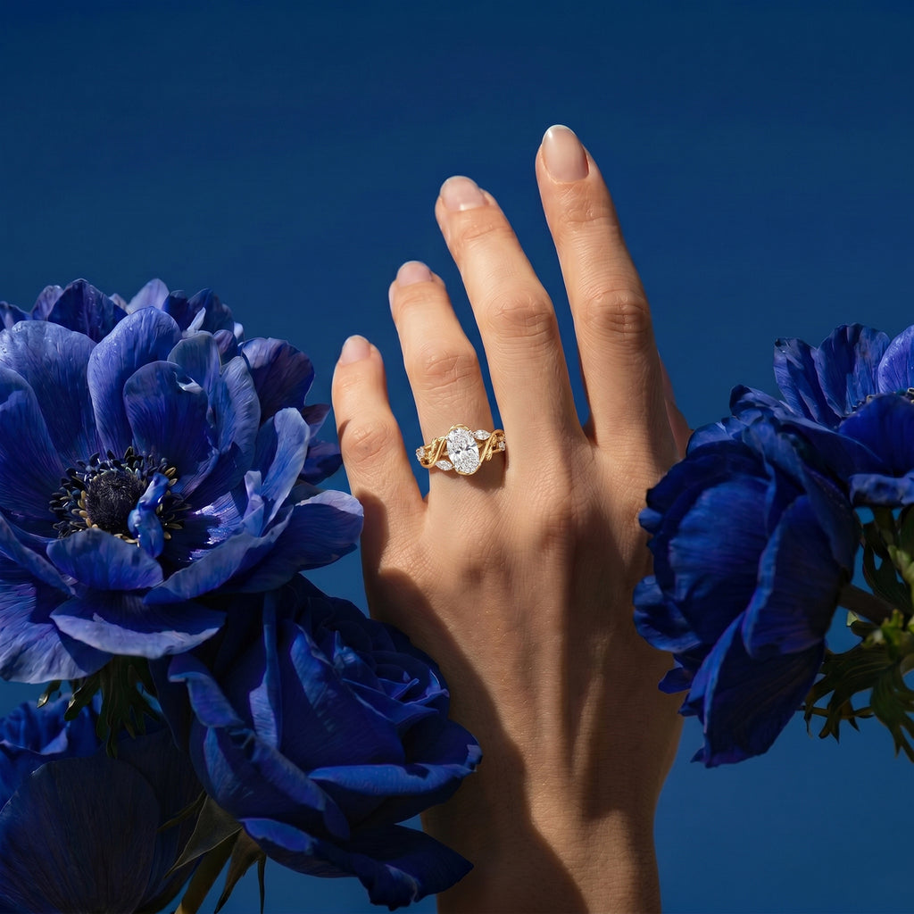 Luxuriant - SGL Certified Lab Grown Diamond (SI/G-H) Ring in 18K Vermeil Yellow Gold Plated Sterling Silver 1.30 Ct._8613531_5