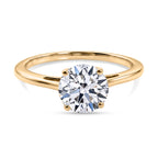 Luxuriant - 9K Yellow Gold Lab Grown Diamond (SI/G-H) Solitaire Ring 1.50 Ct._8613629