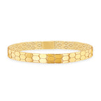 ONE TIME DEAL - 9K Yellow Gold Honeycomb Bracelet (Size - 7.5), Gold Wt. 7.70 Gms_8613671