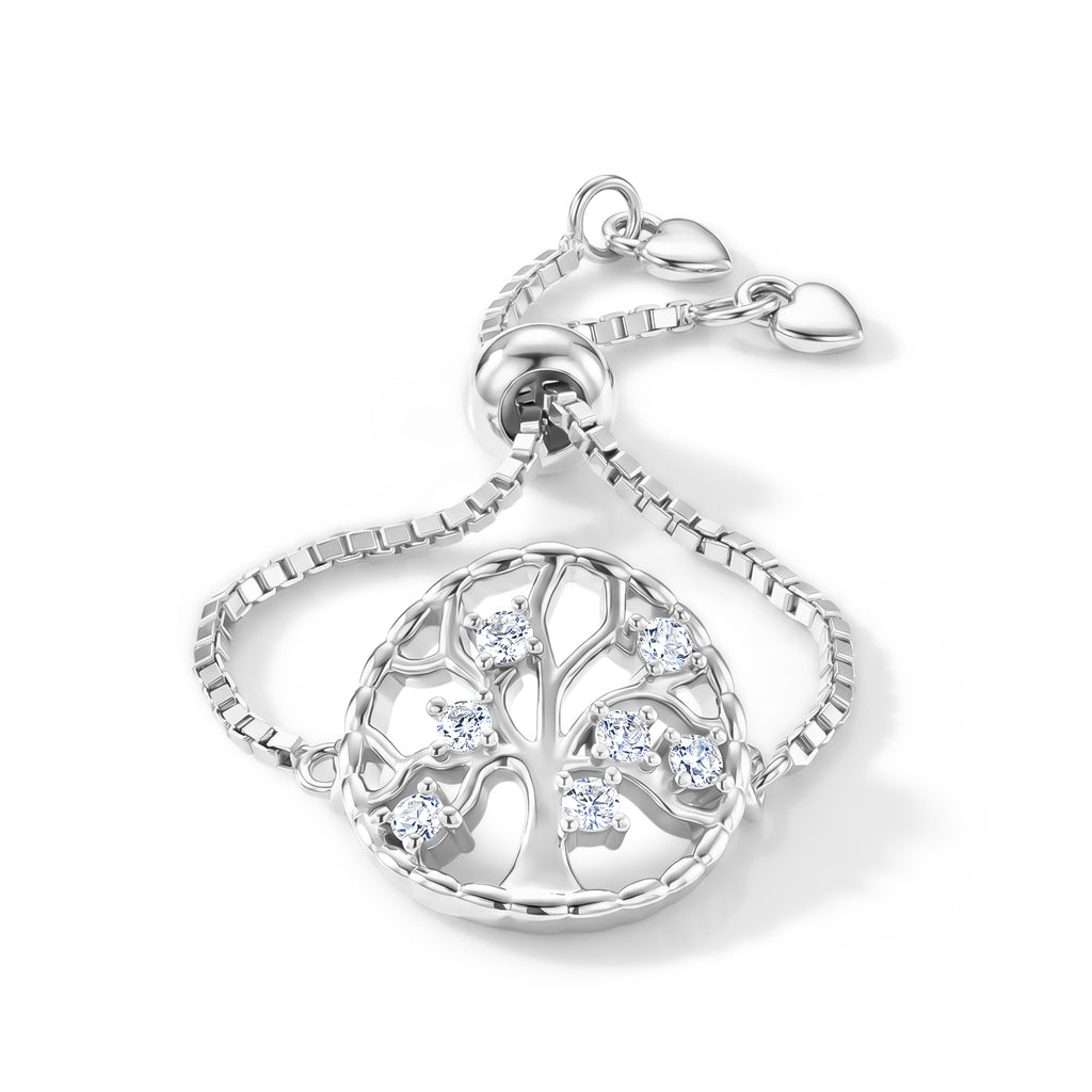 D'Joy - Moissanite Adjustable Filigree Ring in Rhodium Overlay Sterling Silver_8615735