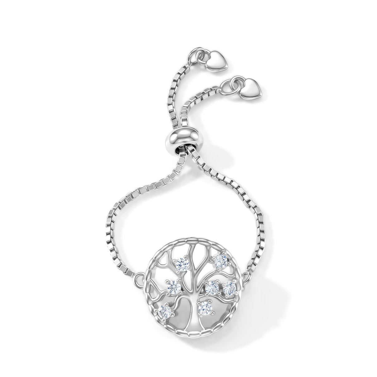 D'Joy - Moissanite Adjustable Filigree Ring in Rhodium Overlay Sterling Silver 8615735 7