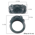 Natural Olmec Jade Maneki-Neko Ring (Size - Q) 30.00 Ct._8616096_5