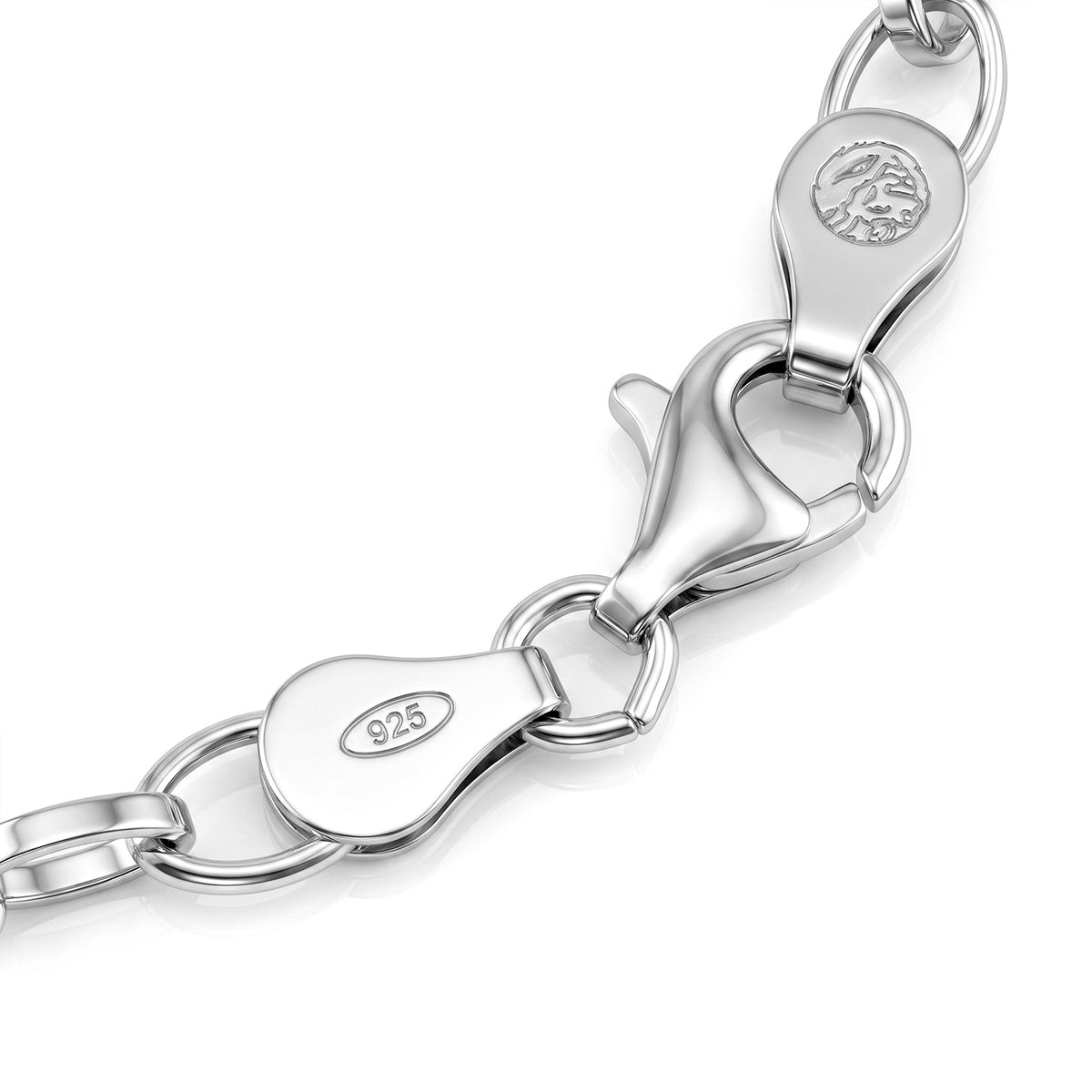 Sterling Silver Romy Chain Bracelet (Size - 7.5) with Lobster Clasp V32516234 4
