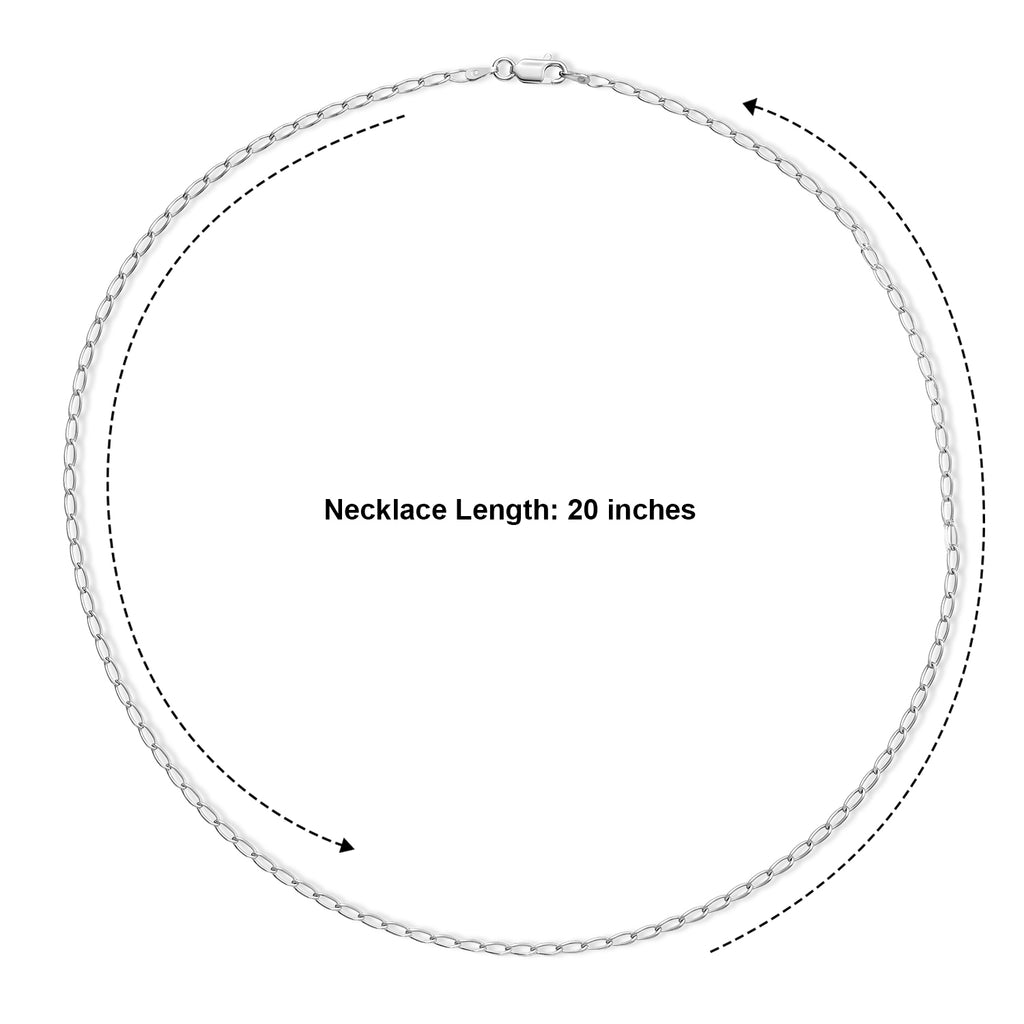 Sterling Silver Grumetta Rada Necklace (Size - 20) with Lobster Clasp_8616385_4