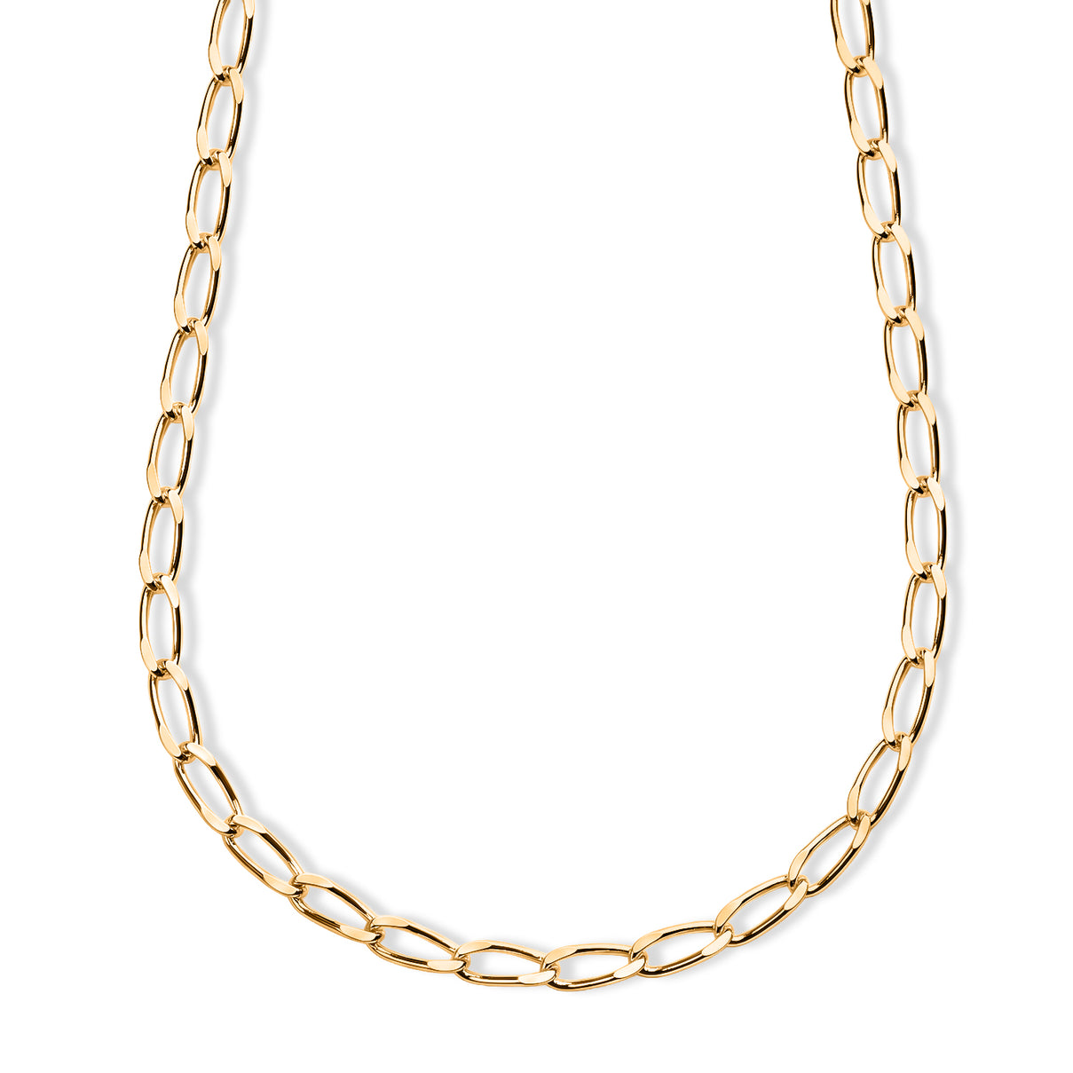 Yellow Gold Plated Sterling Silver Grumetta Rada Necklace (Size - 20) with Lobster Clasp V32492618 0
