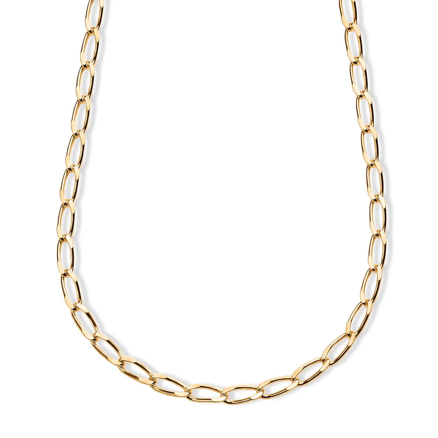 Yellow Gold Plated Sterling Silver Grumetta Rada Necklace (Size - 20) with Lobster Clasp V32492618 0