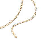 Yellow Gold Plated Sterling Silver Grumetta Rada Necklace (Size - 20) with Lobster Clasp_8616386_2
