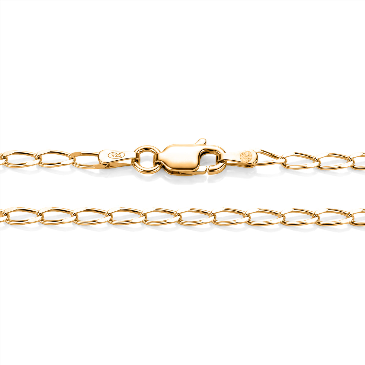 Yellow Gold Plated Sterling Silver Grumetta Rada Necklace (Size - 20) with Lobster Clasp V32492618 3